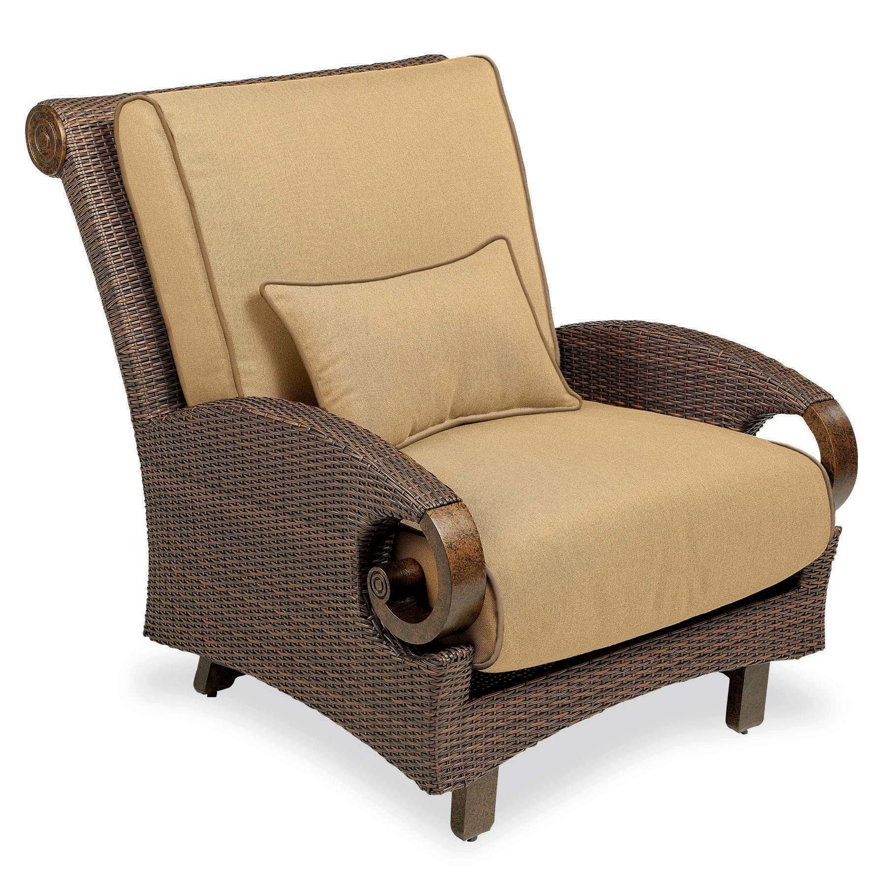 Cast Classic Shambala Lumbar Club Chair with Cushion