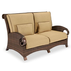 Cast Classic Shambala Lumbar Love Seat with Cushion