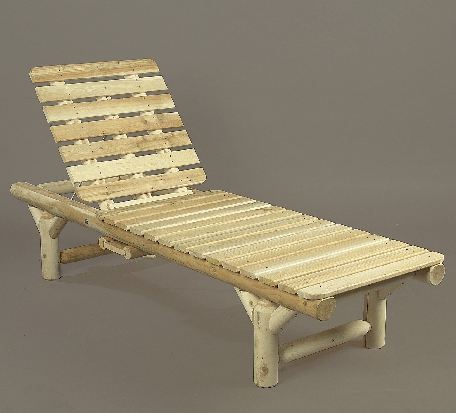 Rustic Natural Cedar Log Lounge Chair