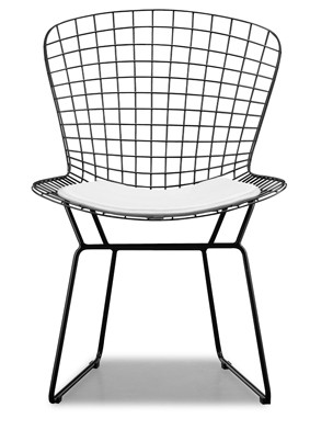 ZUO Modern Wire Black Dining Chair Pair