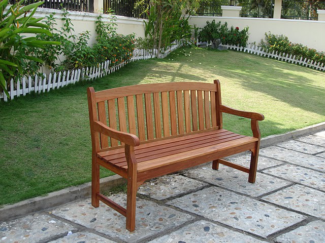 Outdoor Wood Bench