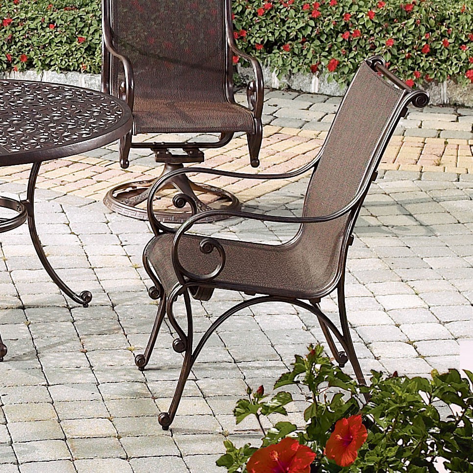 Cast Classic Deauville II High Back Dining Swivel Rocker with Sling