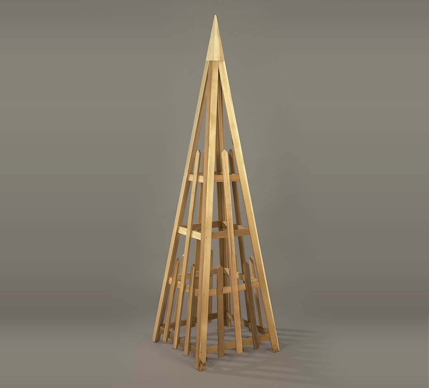 Rustic Natural Cedar Obelisk