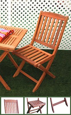 Glaser Folding Bistro Chair (Set of 2) 