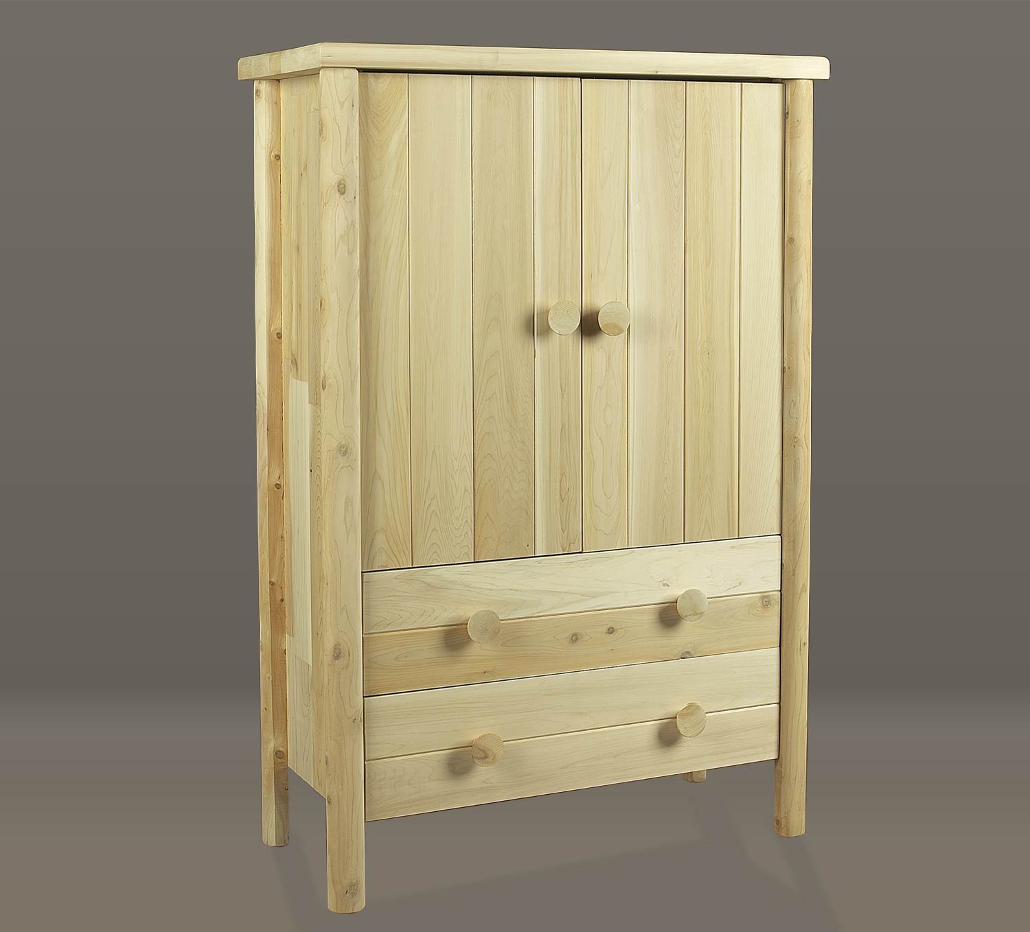 Rustic Natural Cedar Armoire