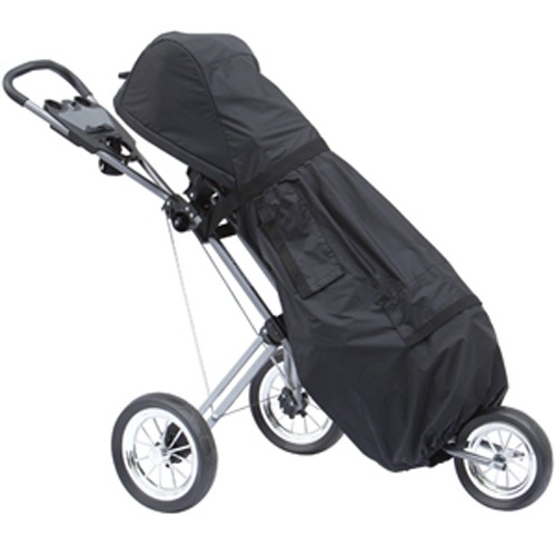 Classic Golf Push Cart Black Rain Cover - 3 CS