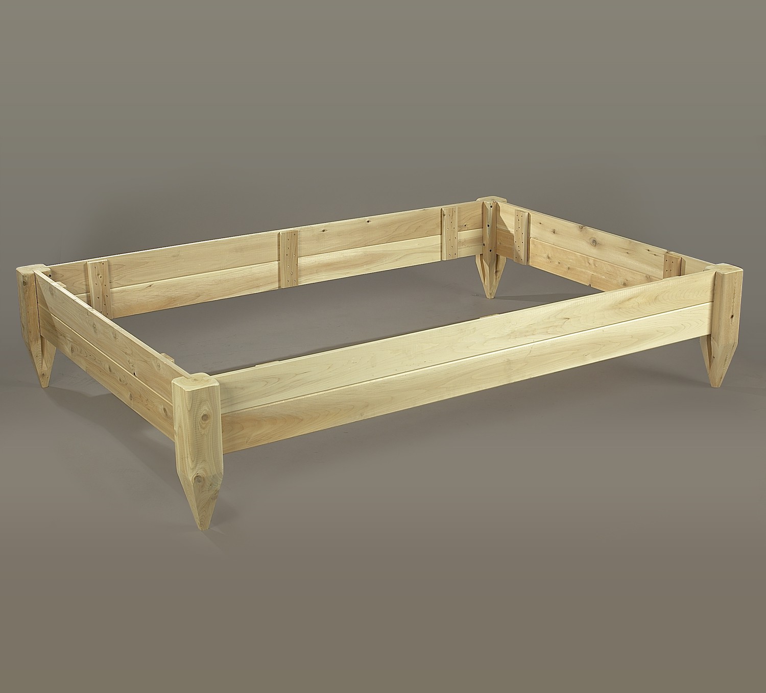 Rustic Natural Cedar 4 x 6 ft. Raised Bed Planter