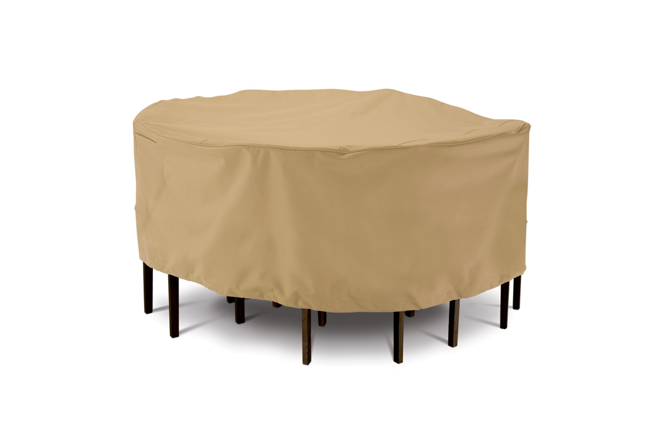 Classic Patio Terrazzo Medium Round Sand Table Chair Cover Set - 1-CS