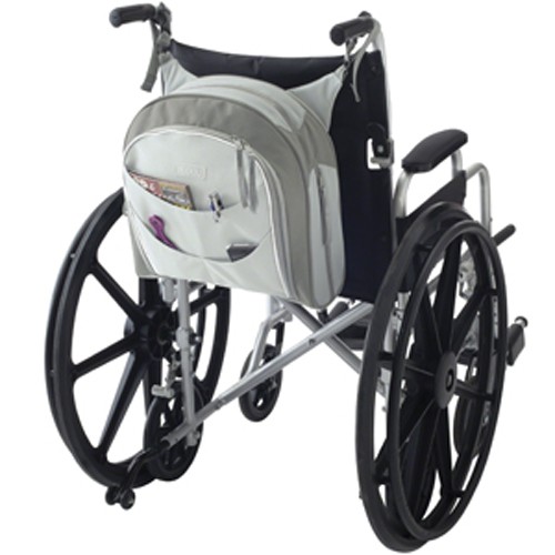 Classic Wheelchair Seat Back Grey Organizer - 8 CS