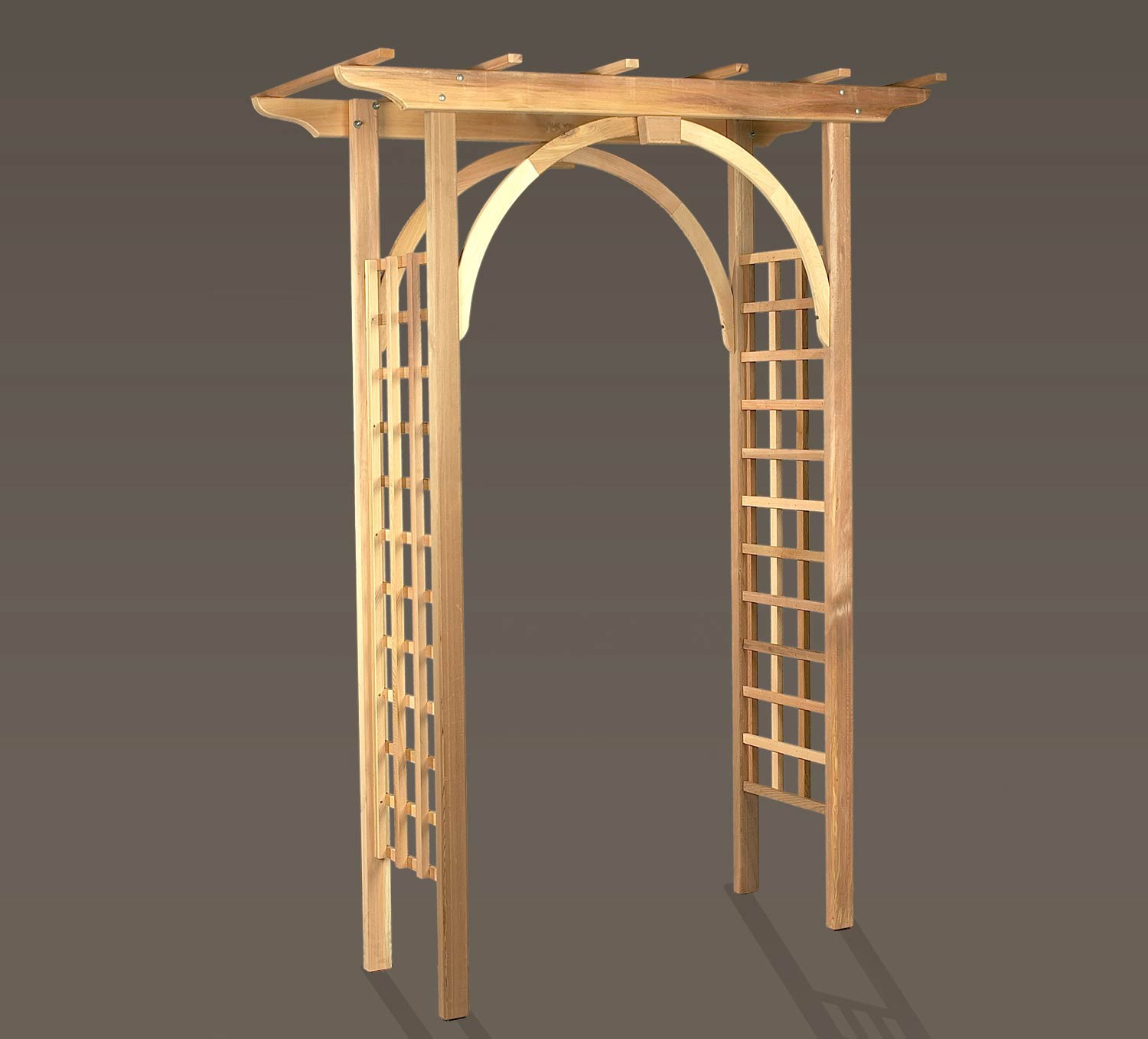 Rustic Natural Cedar Westport Arbor