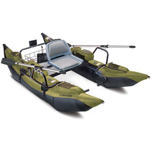 Classic Colorado Green/Black Pontoon Boat - EA