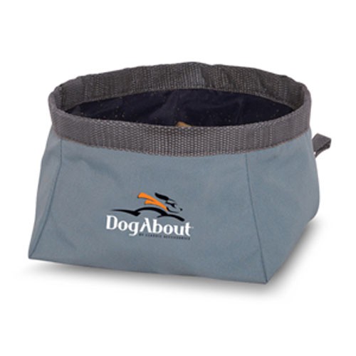 Classic Pet Dogabout Collapsible Dog Slate Bowl - 6 CS