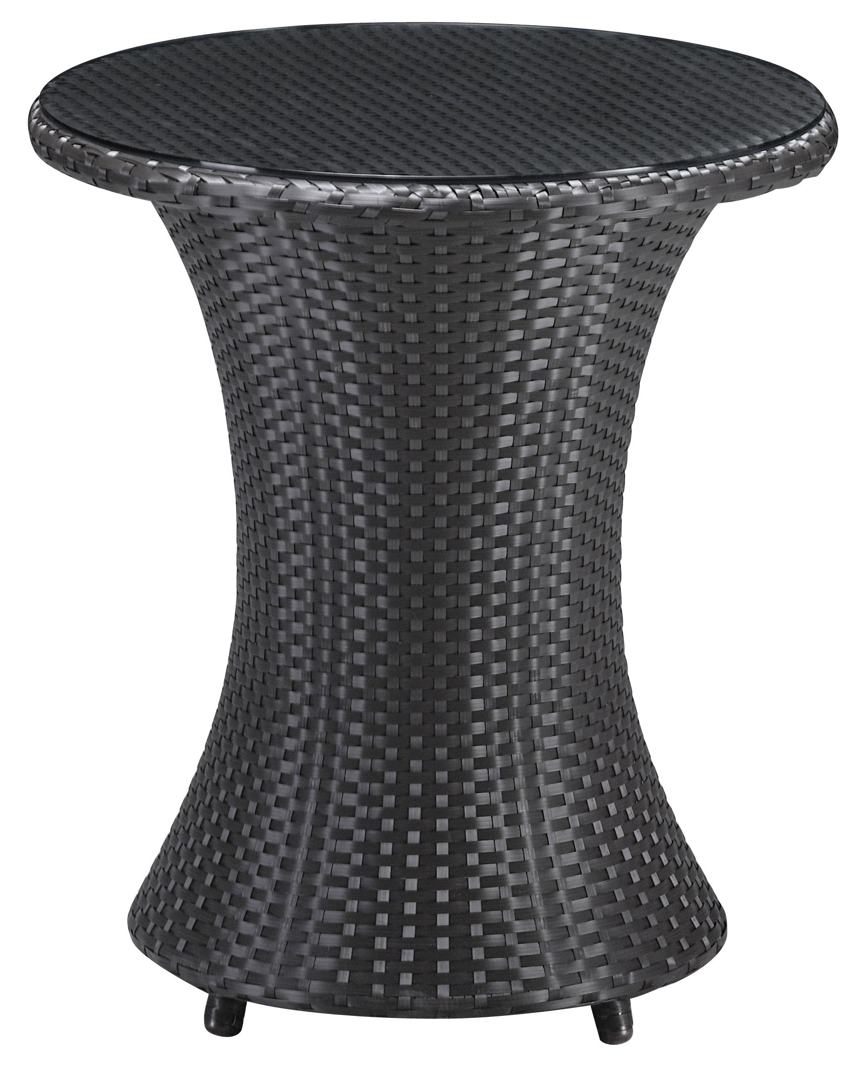 ZUO Outdoor Cabo 23 in. Wicker Bistro Table