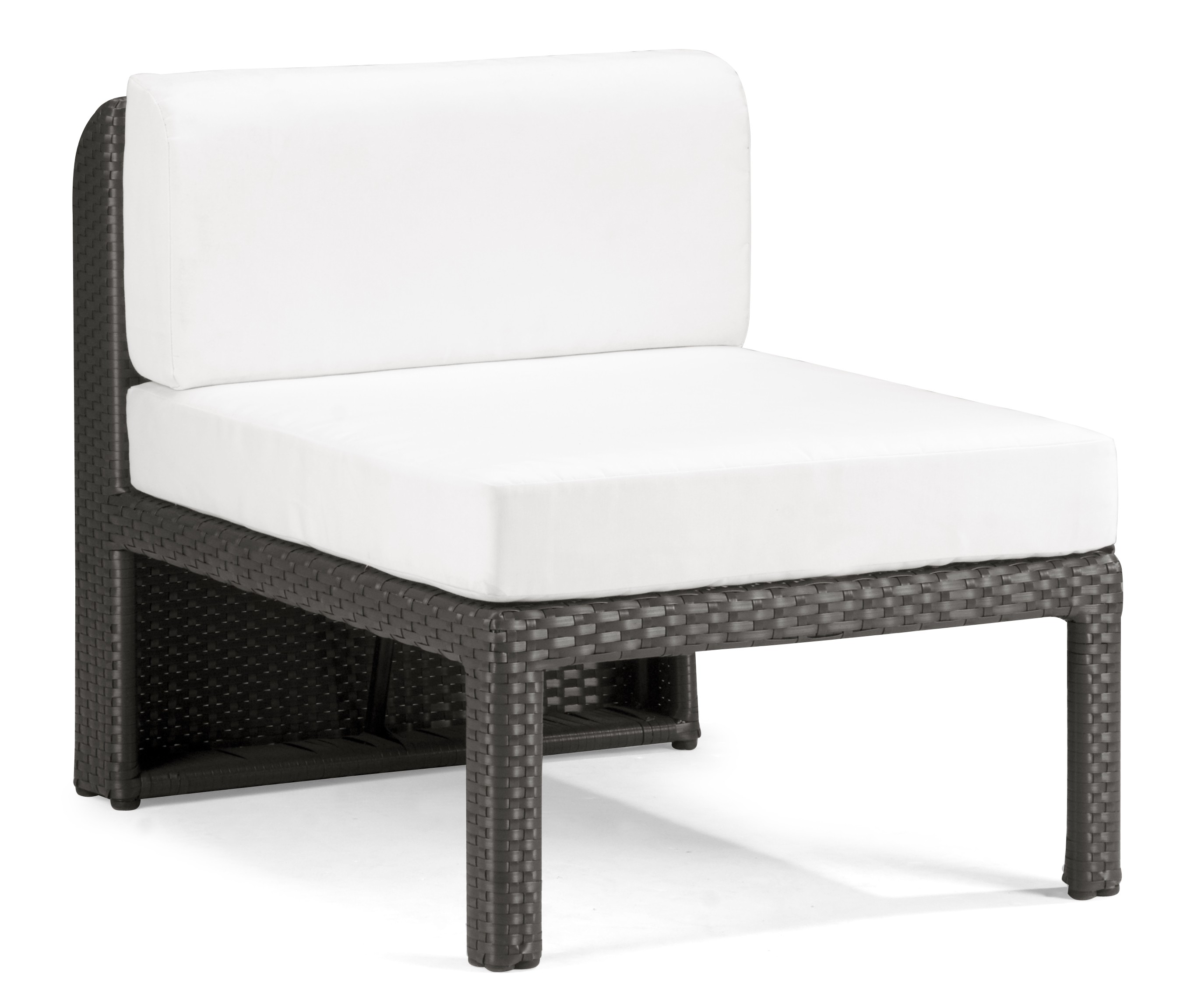 ZUO Outdoor Noronha Wicker Middle Sectional Chair