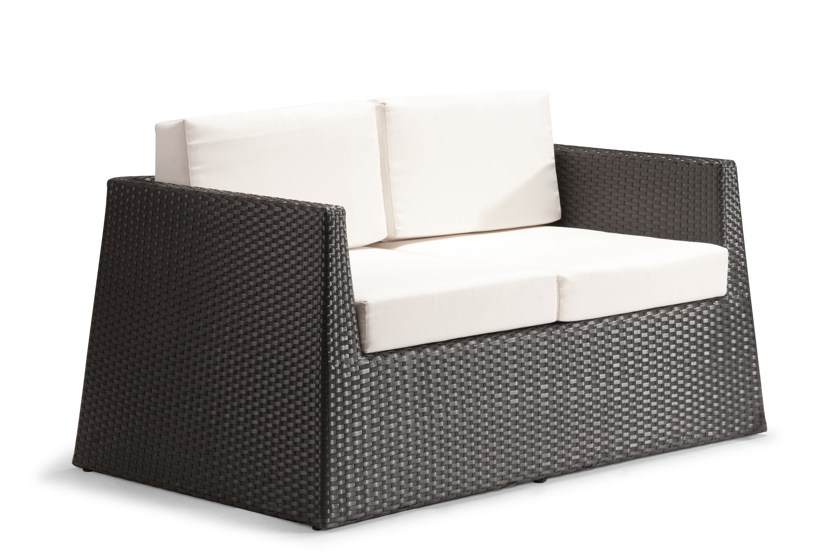 ZUO Outdoor Tulum Wicker Love Seat