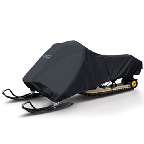 Classic Large Black Snowmobile Cover - 2 CS