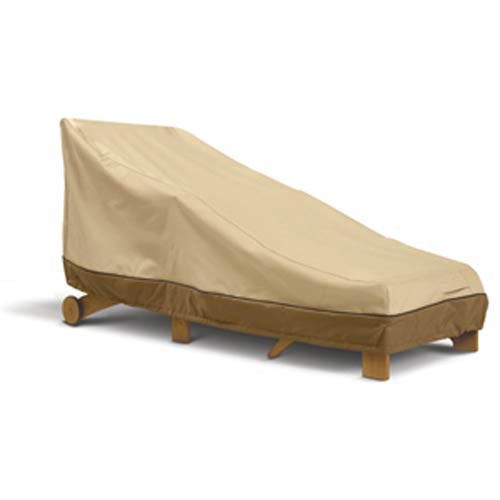 Classic Patio Veranda Large Day Chaise Pebble Cover - 1CS