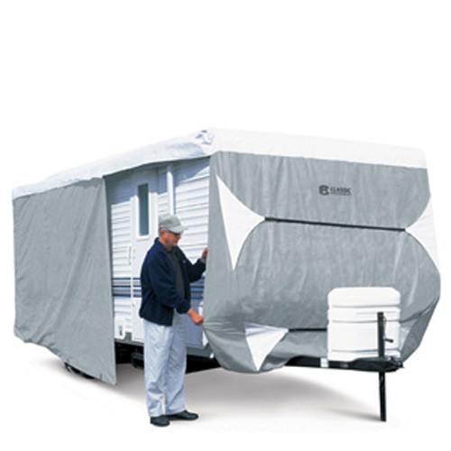 Classic Polypro III Deluxe Model 1 Grey Travel Trailer Cover - 1 CS