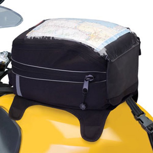 Classic Motorcycle Black Tank Bag - 6 CS