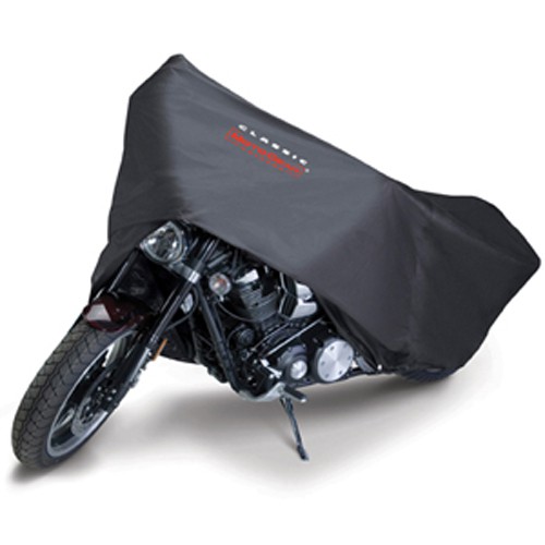 Classic Sport Motorcycle Black Dust Cover - 2 CS