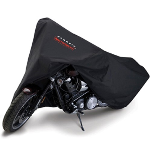 Classic Deluxe Sport Motorcycle Black Cover - 2 CS