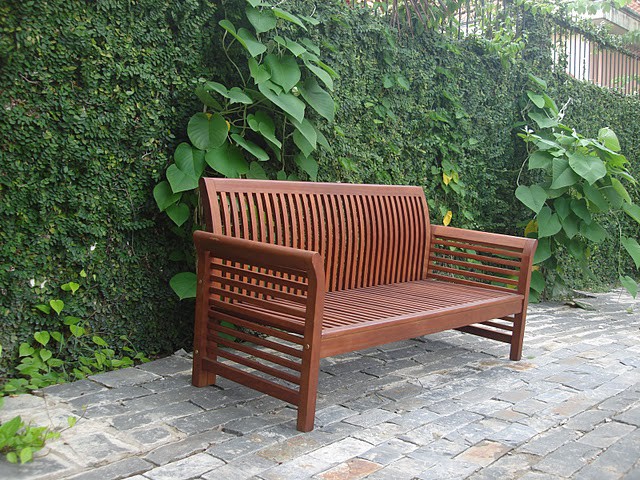 Outdoor Wood Conversation Set 1