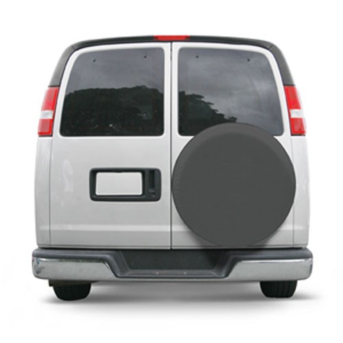 Classic Universal Small Black Spare Tire Cover - 6 CS