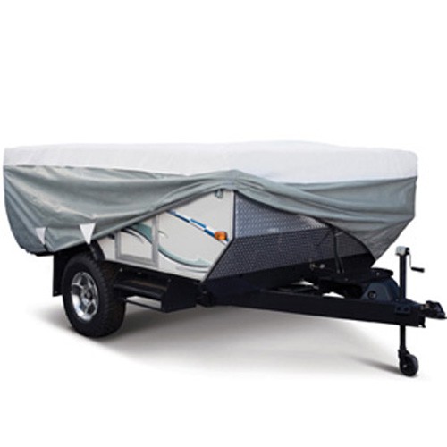 Classic Deluxe Folding Model 1 Grey/White Camper Cover