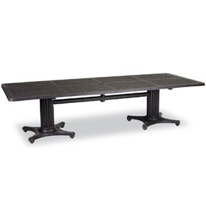 Cast Classic Madrid 84 x 44 in. Rectangular Table Top with Umbrella Hole