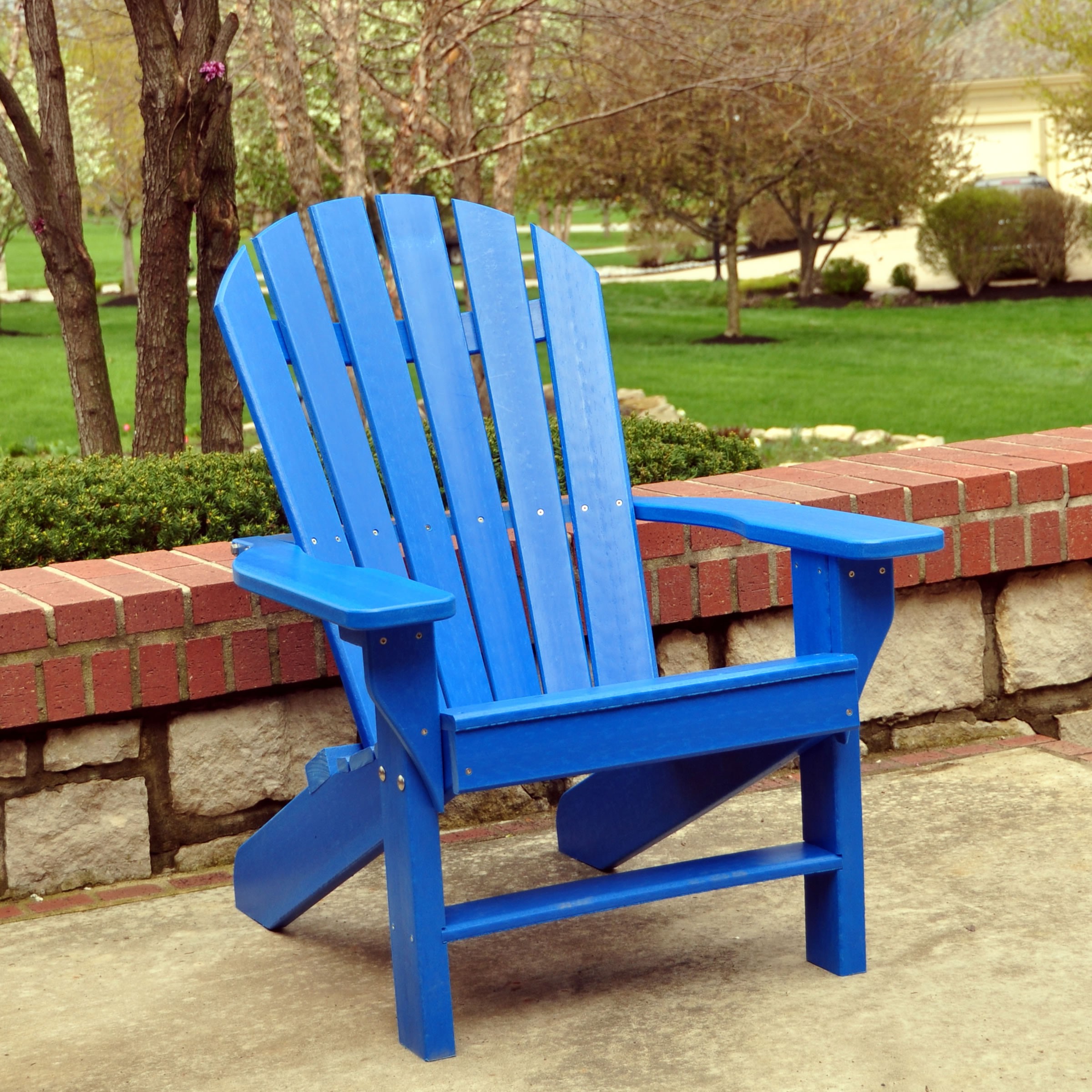 Frog Furnishings Seaside Adirondack Chair - Blue