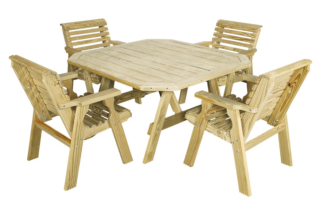 Poly Lumber 52. 52 in. Dining Set