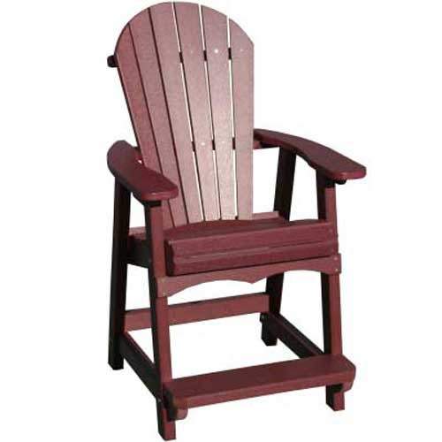 Poly Lumber Adirondack Balcony Chair