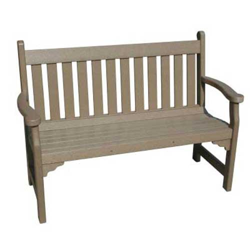 Poly Lumber English Style Garden Bench