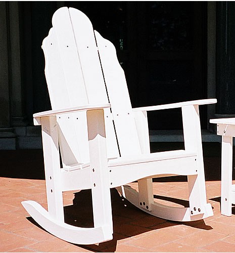 Recycled Plastic Traditional Adirondack Rocker