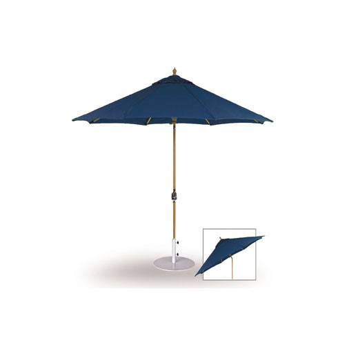 Three Birds Casual Umbrella 9 ft. Crank Lift with Rotational Tilt